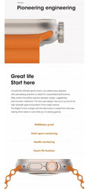 Relógio Smartwatch X8 Ultra Nfc 8 Series Masculino Feminino - Alfashop