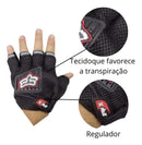 Luva Curta Para Bike Ciclista Fox Refletivaresistente Barato - Alfashop