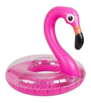 Boia Flamingo Rosa C/ Glitter Grande Piscina Inflável 90cm - Alfashop