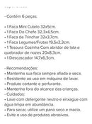 Faqueiros De  Churasco De Aço Nióbio  Profissional 6 Peças - Alfashop