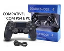 Controle FCA Compatível Com Ps4 Joystick Manete Ps4 Pc Cor Preto - Alfashop