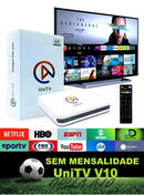 UNITV-TV BOX, V10 , CANAIS, PRONTA, ENTREGA BRASIL - Alfashop