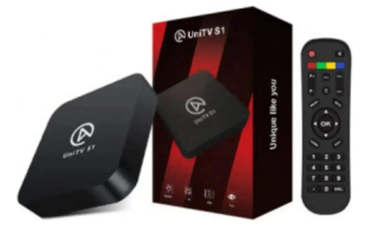 Aparelho UNITV-TV BOX, S 1 , CANAIS, PRONTA, ENTREGA BRASIL