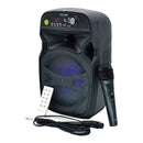 MEGA CAIXA KARAOKÊ PORTÁTIL RÁDIOFM BLUETOOTH TOCA MP3 ENTRADA USB PENDRIVE CARTÃO MEMÓRIA SOM ALTO! - Alfashop