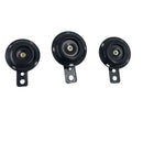 Kit 3 Buzina Universal para Moto Modelo Paquerinha 12V Preto - Alfashop