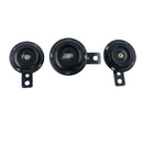 Kit 3 Buzina Universal para Moto Modelo Paquerinha 12V Preto - Alfashop