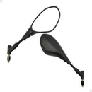 Retrovisor de moto rosca Honda Yamaha haste 360°curta F800 resistente Lente Convexa - Alfashop