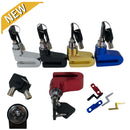Tranca para moto freio disco bike freio disco mais 2 chaves - Alfashop