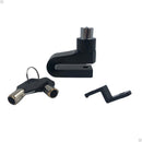Tranca para moto freio disco bike cabo lembrete mais 2 chaves - Alfashop