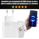 carregador xiaomi 67w turbo compatível com original MI 11 11 12 Redmi 9 10 11 k50 Note 10 - Alfashop