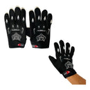 Luva Knt  Proteção Motociclista Motoqueiro Motocross Bike Motoboy Preta - Alfashop