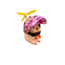 Porquinho  Porco Pig pork Pato Com Led Capacete Hélice Bike Carro Moto Guidão Enfeite - Alfashop
