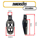 Pedaleira Esportiva Aluminio Falcon CB Xr250 Tornado Lander Crf230 Bros Twister Trilha Novidade - Alfashop