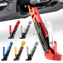 Cavalete Esportivo Descanso Lateral para Moto Pezinho Regulável com Mola Universal Honda Yamaha - Alfashop