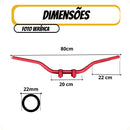 Guidão Esportivo Fat Bar Alto Xt660 Xre Crosser Lander Xtz - Alfashop