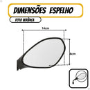 Retrovisor haste curta F800 fixa modelo BMW ROSCA HONDA YAMAHA oferta Gs650 Universal - Alfashop
