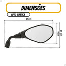 Retrovisor haste curta F800 fixa modelo BMW ROSCA HONDA YAMAHA oferta Gs650 Universal - Alfashop
