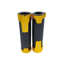 Par Manopla Moto Esportiva Emborrachada Aluminio Speed Vazada Universal Honda Cg Fan Titan Yamaha - Alfashop