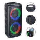 caixa de som completa amplificada estilosa 2 alto falante super potente amplificada 200w - Alfashop