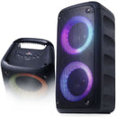 caixa de som completa amplificada estilosa 2 alto falante super potente amplificada 200w - Alfashop