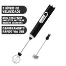 Batedor Misturador Mixer Elétrico para Bebidas Leite Café Clara de Ovos