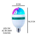 Lâmpada Led Globo Giratoria Festa | Alfashop