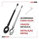 Kit 2 Antena Corta Pipa Retrátil + Rede Elástica Moto Aranha