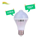 Lâmpada Led Sensor De Movimento Bivolt Branco Frio 12w