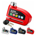 Trava Cadeado De Freio Disco Com Alarme Sonoro Para Moto