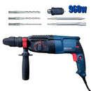 Martelete Rompedor Nakasaki 960W Profissional com Furadeira de Impacto + Kit 12 Acessórios