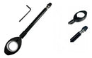 Antena Aparador Corta Linha Pipa Moto Anti Cerol Preta Abs