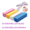 Kit Lixas Banana Bloco Fecha Poros | Alfashop