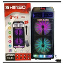 Super Torre De Som 65cm De Altura 3.000w Pmpo Microfone