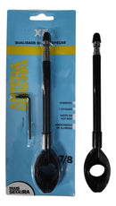 Antena Aparador Corta Linha Pipa Moto Anti Cerol Preta Abs