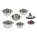 Jogo Panelas 19 Peças Inox Genebra | Alfashop