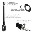Antena Corta Pipa Moto Guidão Universal | Alfashop