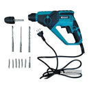 Martelete Rotativo e Furadeira de Impacto 1000W Nakasaki + 12 Peças - Potência e Versatilidade Profissional