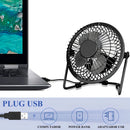 Mini Ventilador Usb De Mesa Premium Potente E Silencioso Estrutura Preto