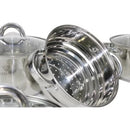 Jogo De Panelas 19 Peças Aço Inox Genebra