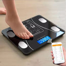 Balança Digital Smart Bioimpedância Imc Gordura Corporal Bluetooth Cor Preto 180kg
