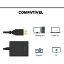 Cabo Adaptador Conversor Usb Para Hdmi Usb 3.0