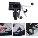 Bomba De Ar Alta Pressão Pedal Manual Bola Bicicleta Moto