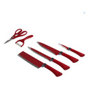 Kit de Facas Multifuncional 6 Peças em Aço Inox