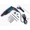 Martelete Rompedor Nakasaki 960W Profissional com Furadeira de Impacto + Kit 12 Acessórios