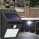 Luminária Solar 30 LEDs Sensor | Alfashop