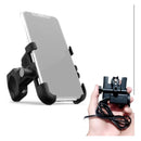 Suporte Celular Moto Ferro Tomada USB | Alfashop