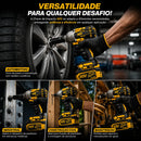 Kit Chave De Impacto 1/2 + 3/4 60v Profissional 2 Baterias