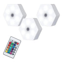 Kit Luminária Hexagonal Controle | Alfashop