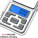 Mini Balança Digital Bolso 500g | Alfashop
