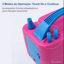 Bomba Motor Compressor Inflador Elétrico De Encher Bexigas